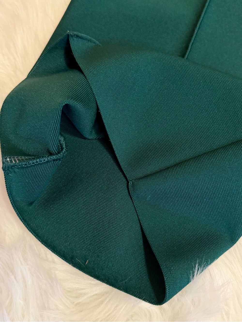 Fashion Nova Emerald Green Strapless Wide Leg Jumpsuit Size S - Picture 5 of 14